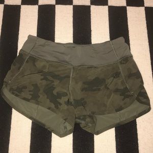 Lulu Lemon Camo Shorts